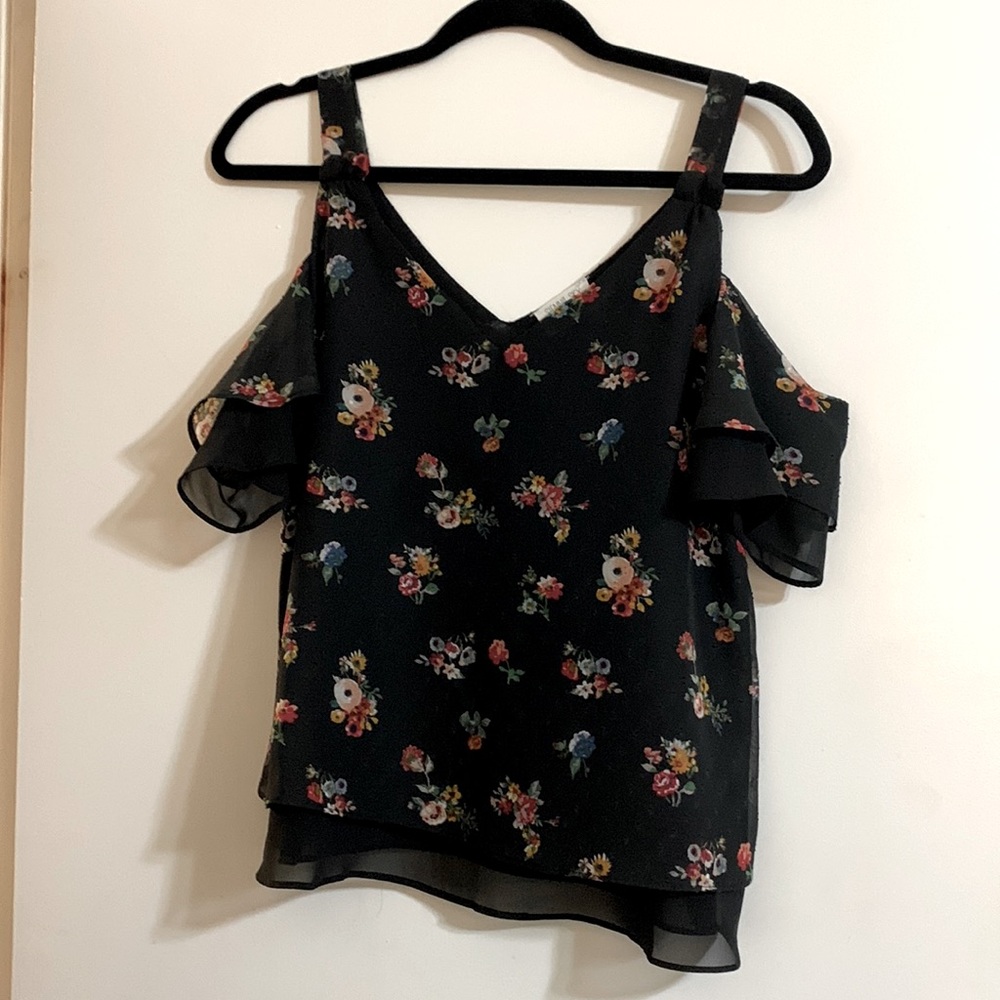 Sienna Sky Women’s X-small Flower Print Blouse - Sleeveless